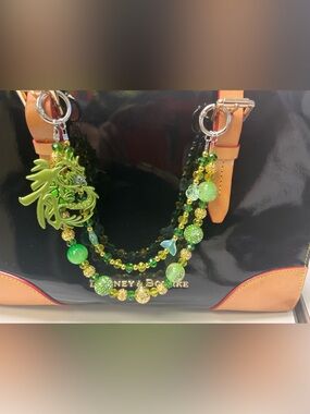 Asian Emerald Dragon Luxe Bag Charm 🐉✨